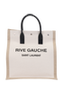 Rive Gauche Tote, &pound;595, Handbags, Cream, Canvas, Front view